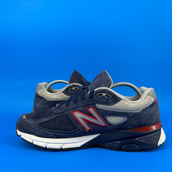 New Balance 990v4 Made in USA ‘Navy Red’ - Picture 2 of 16